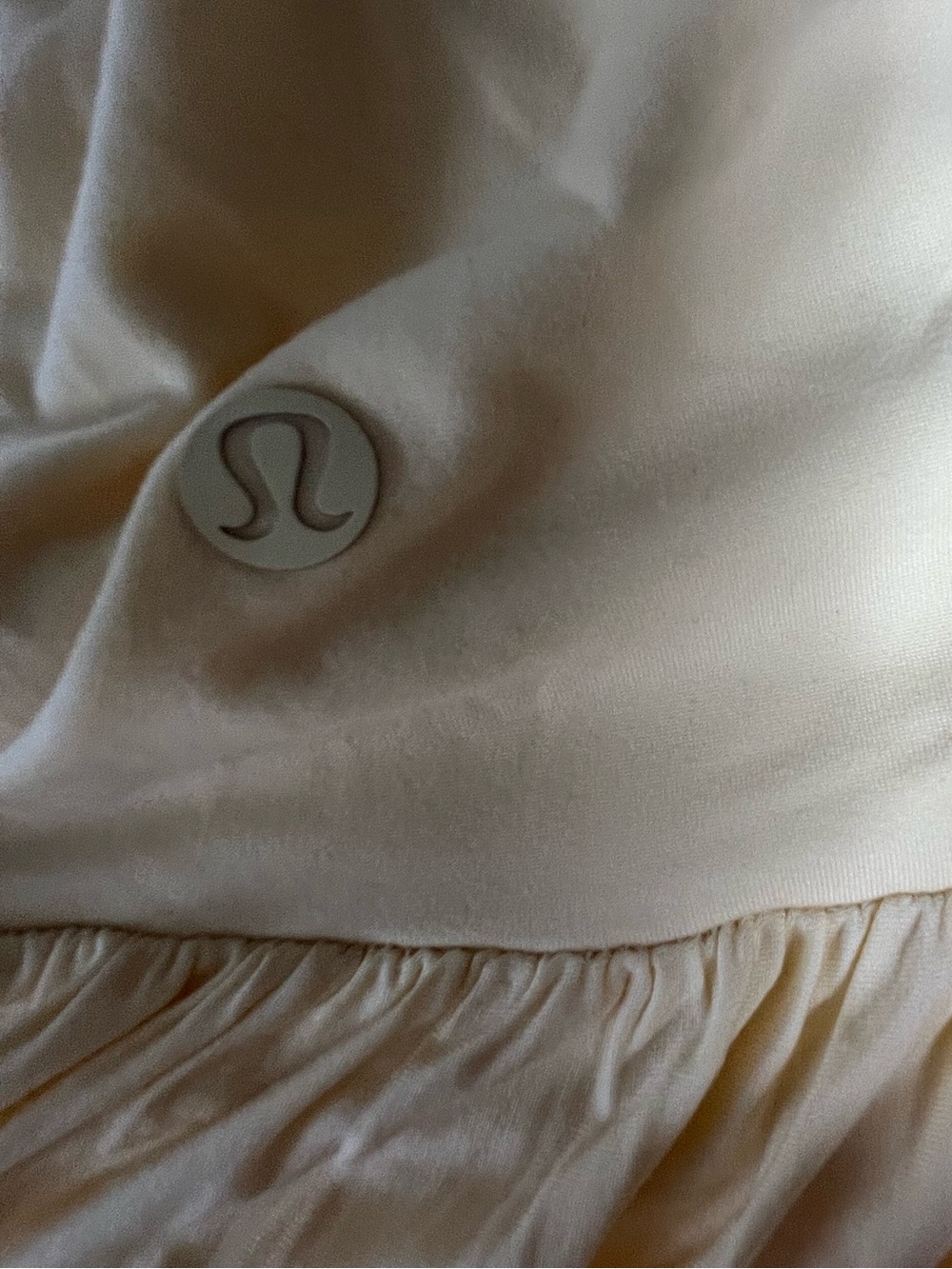 Lululemon NWT 2-in-1 Modal Strapless Maxi Dress Buttercream - Picture 6 of 9